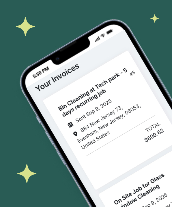 jobflyte software invoice